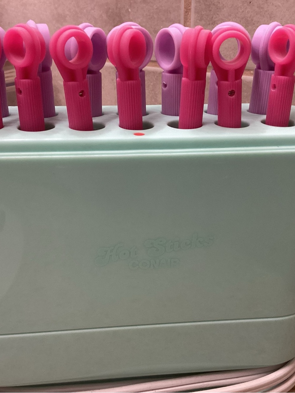 Conair Hot Sticks Mint Hot Roller Set with Pink & Lavender Rollers